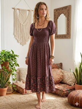 american eagle outfitters maxi dress AE Sweetheart Tiered Maxi Dress